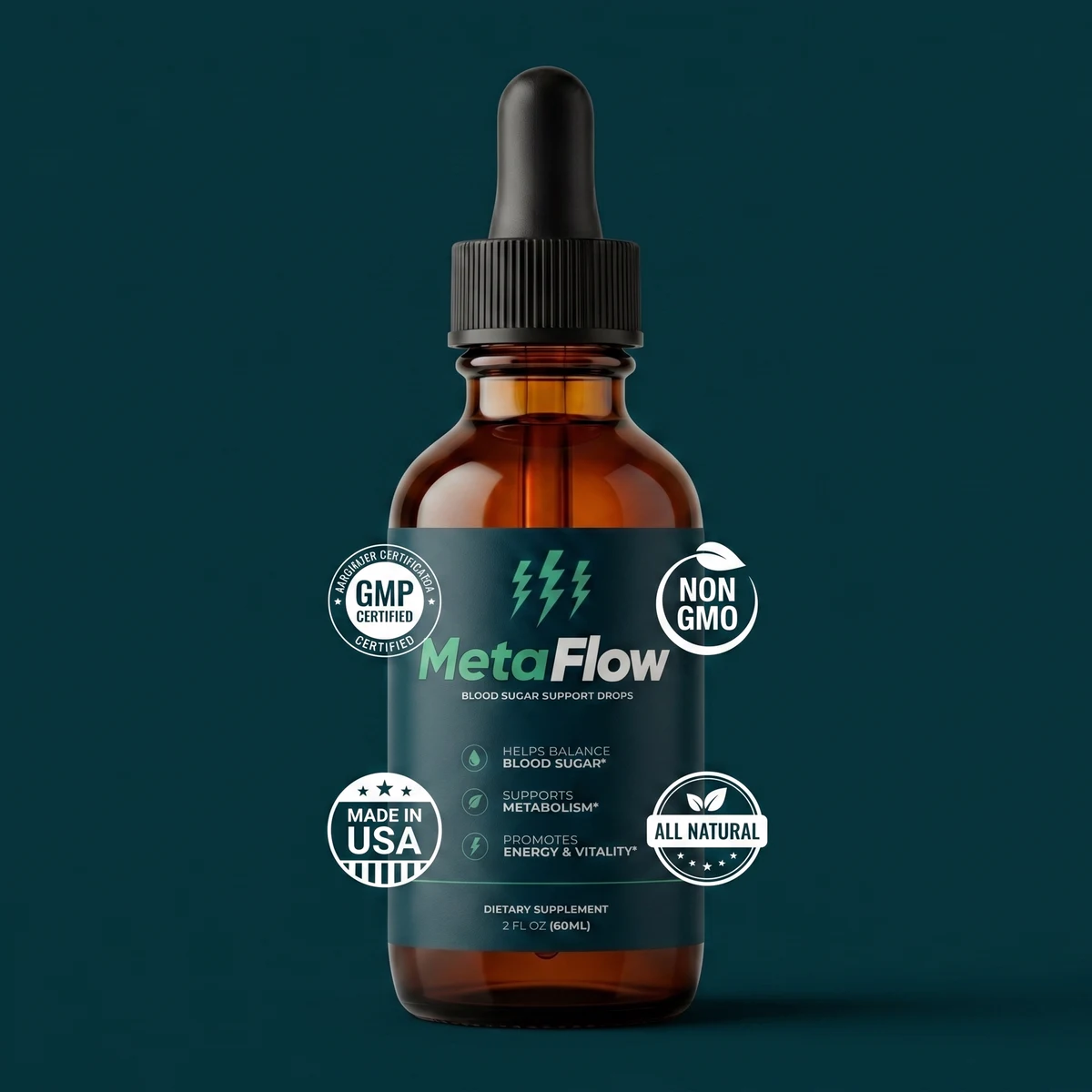 MetaFlow ingredients label Cinnamon Bitter Melon Turmeric Licorice Root